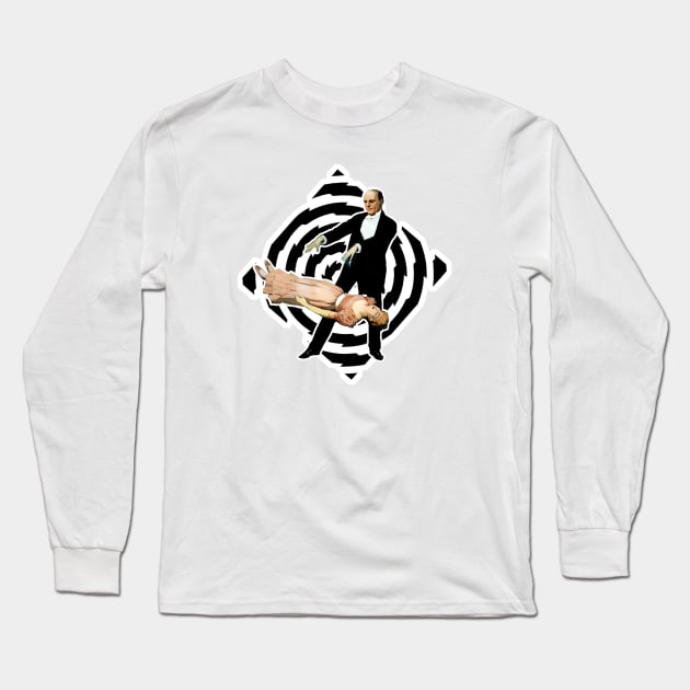 Hypnotize to float in the psychedelic universe Long Sleeve T-Shirt by Marccelus